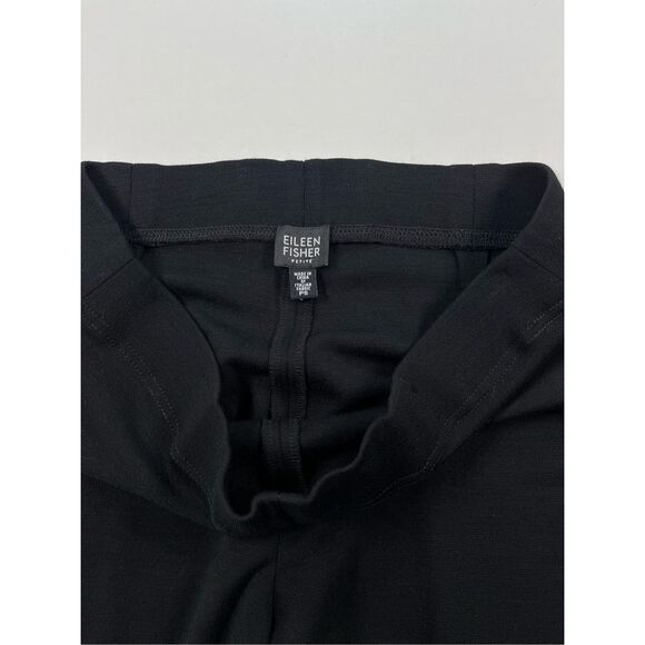 Eileen Fisher Petite Straight Leg Pull On Pant Wool Blend Size PETITE Small EUC - Picture 3 of 7